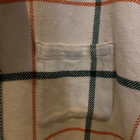 Goodfellow Cream Plaid Button-Up Shirt - Picture 2 of 15